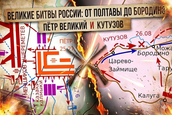 великие битвы России от Полтавы до Бородино